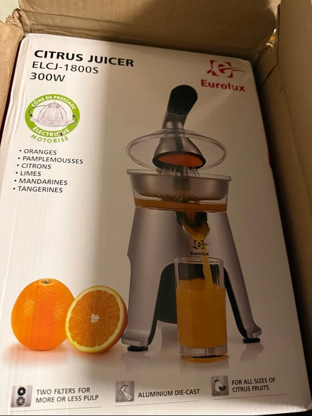 NWB was $180 Silver Citrus Juicer - Bright Silver